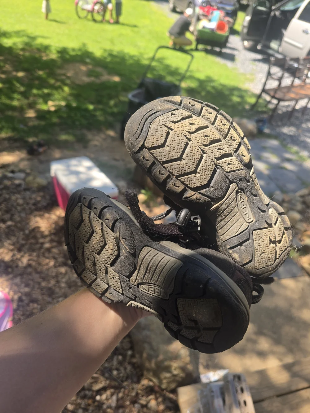 KEEN Kids Black Closed-Toe Water Sandals